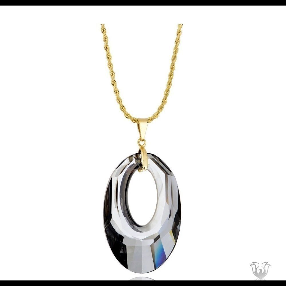 Swarovski authentic Crystals Gold plated rhodium